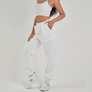 Six stories white bride sweatshirt and sweatpants size small